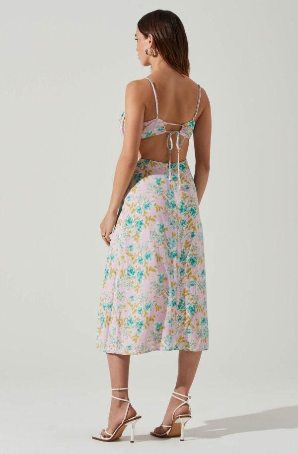 Avalee Floral Cutout Midi Dress - 图片 4