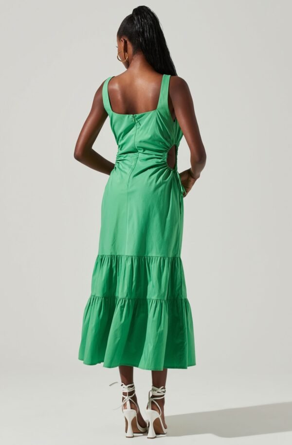 Bridget Side Cutout Tiered Midi Dress - 图片 10