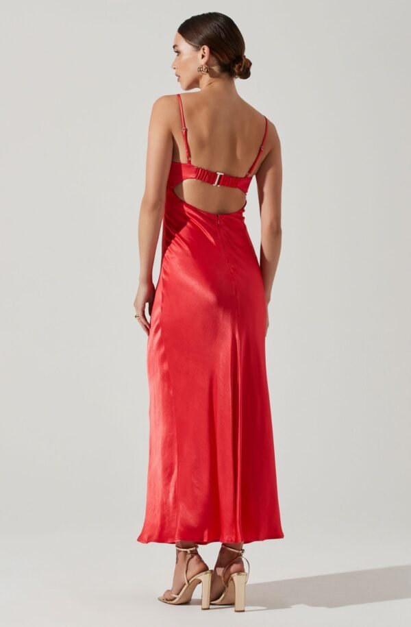 Bellerose Satin Cutout Midi Dress - 图片 5