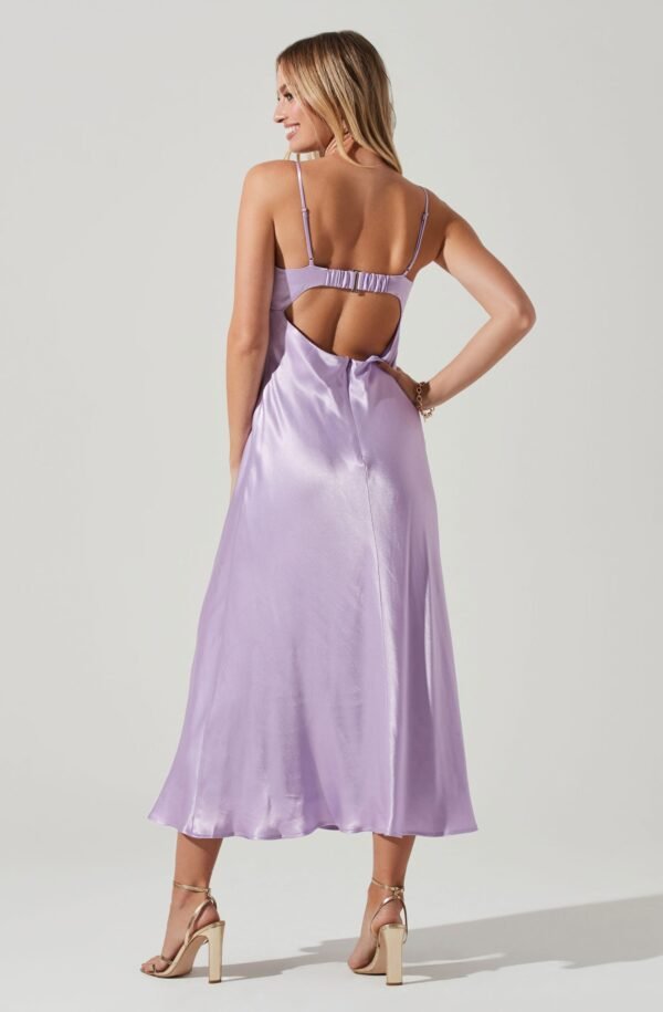 Bellerose Satin Cutout Midi Dress - 图片 11