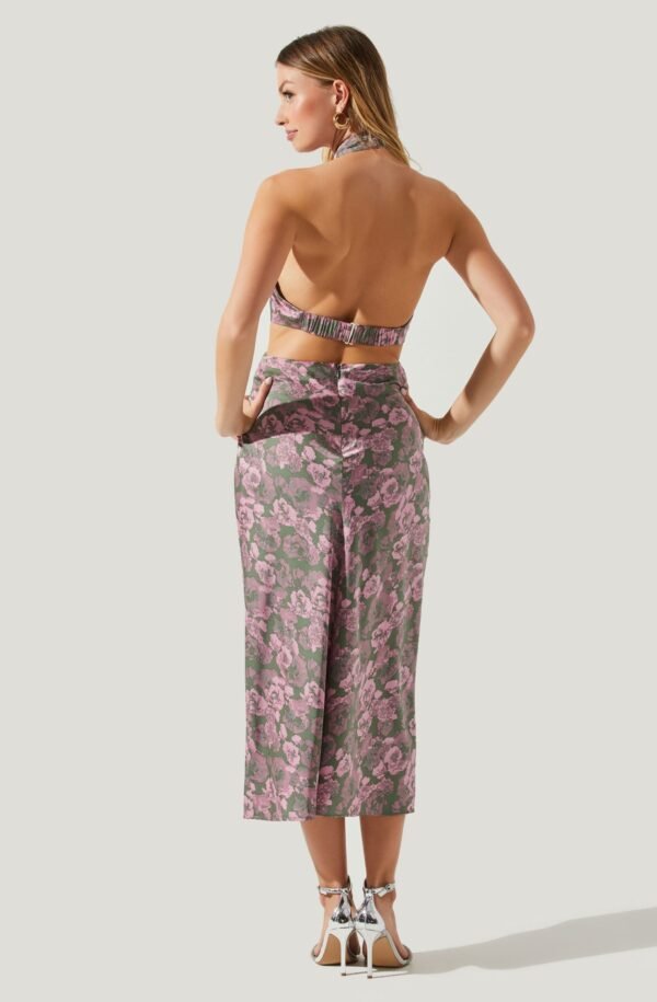 Ambretta Floral Halter Midi Dress - 图片 6