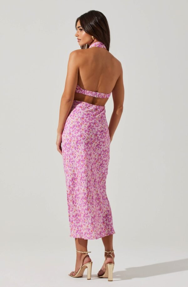 Ambretta Floral Halter Midi Dress - 图片 10