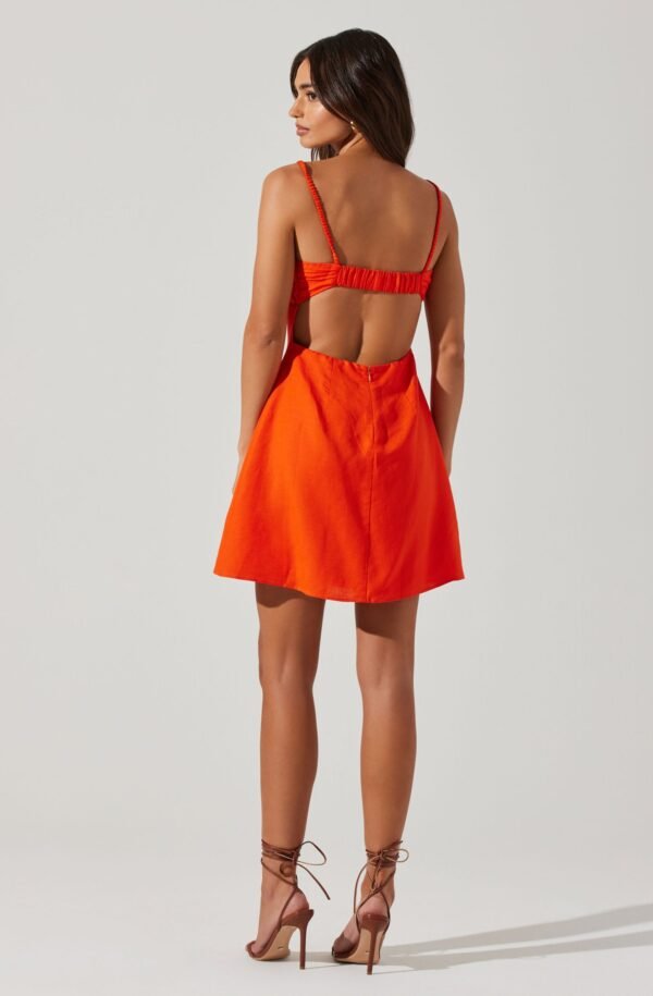 Claramae Ruched Mini Dress - 图片 9
