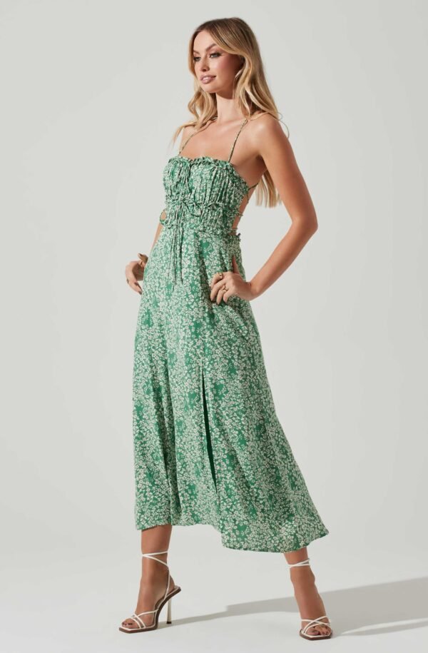 Amalea Floral Midi Dress - 图片 2