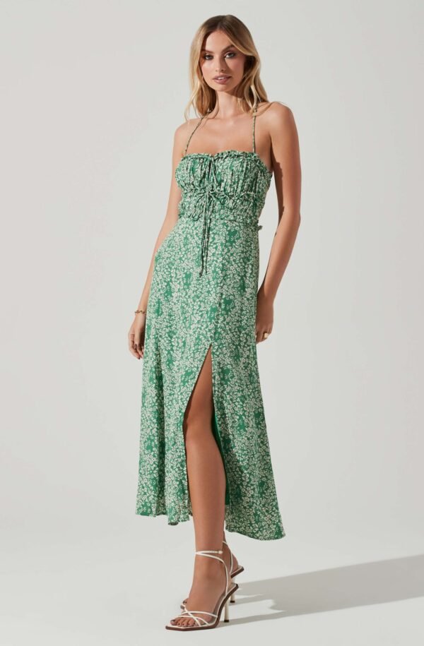 Amalea Floral Midi Dress - 图片 4