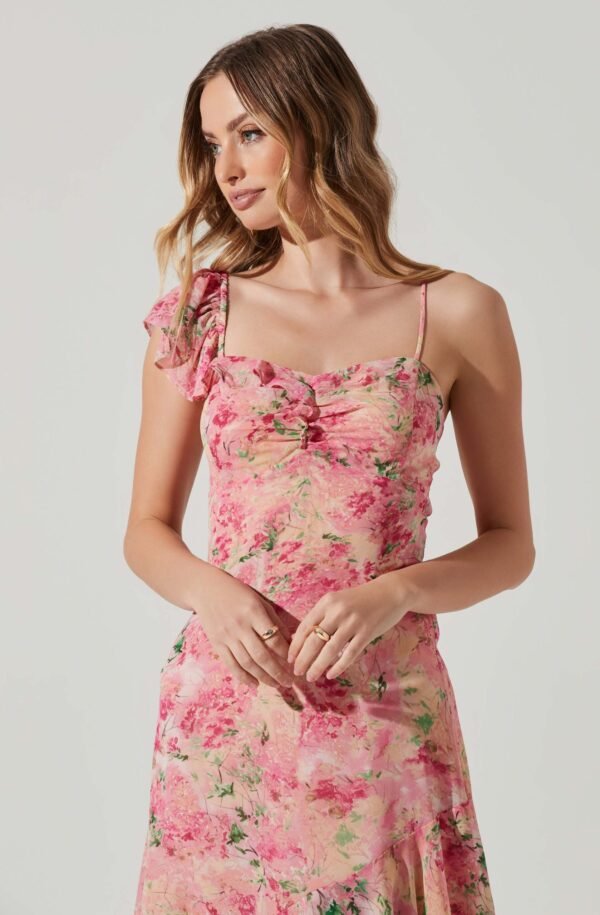 Camelia Floral Midi Dress - 图片 3