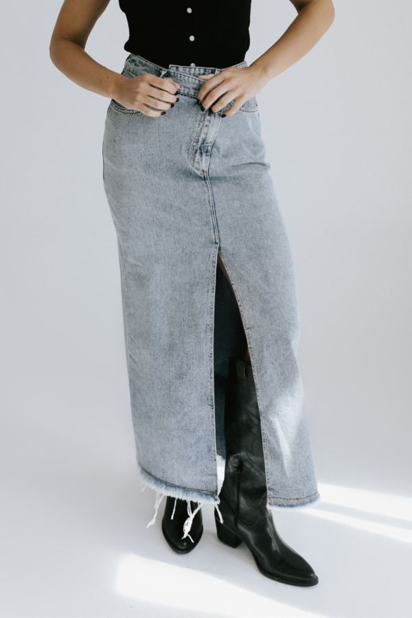 Connelly Maxi Skirt – Denim