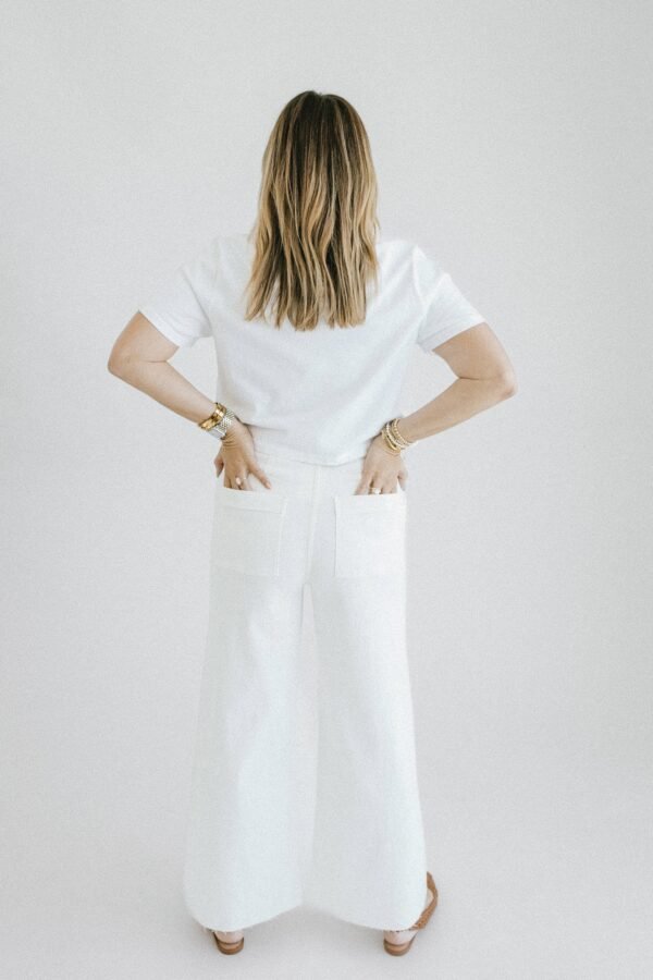 Inspired High-Rise Denim – White - 图片 5