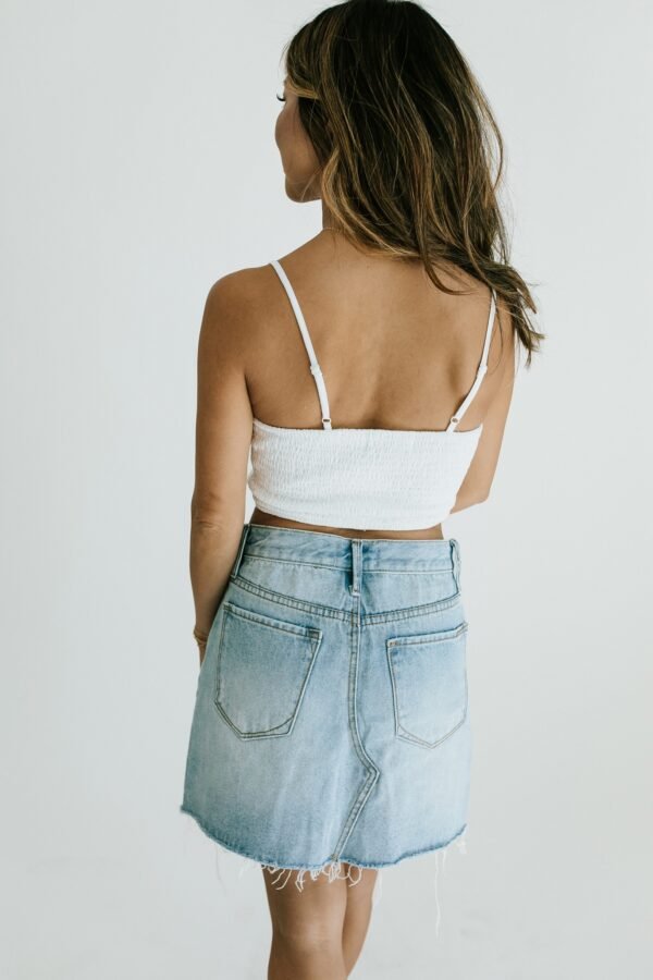 Coulter Mini Skirt – Denim - 图片 4