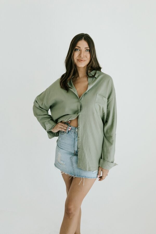 Coulter Mini Skirt – Denim - 图片 2