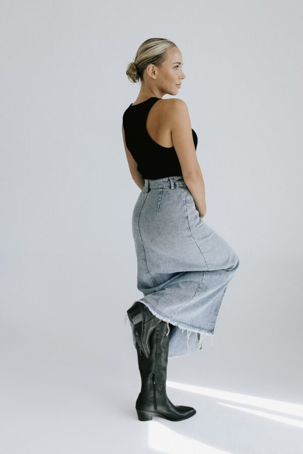 Connelly Maxi Skirt – Denim - 图片 3