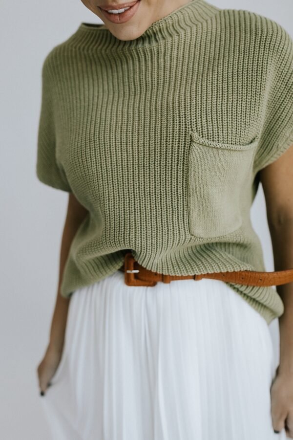 Leave It To Me Pleated Pant – White - 图片 4