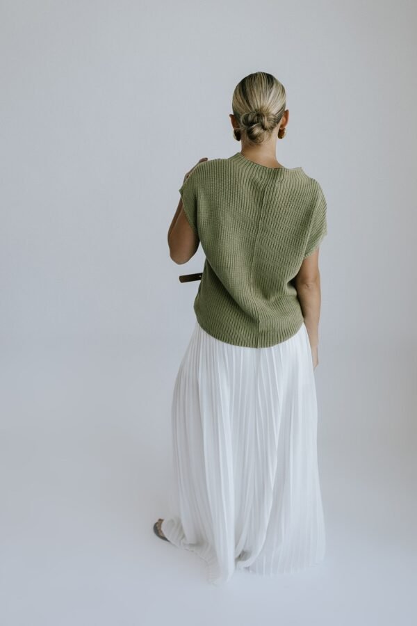 Leave It To Me Pleated Pant – White - 图片 5