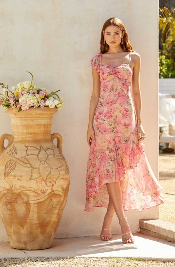 Camelia Floral Midi Dress - 图片 6