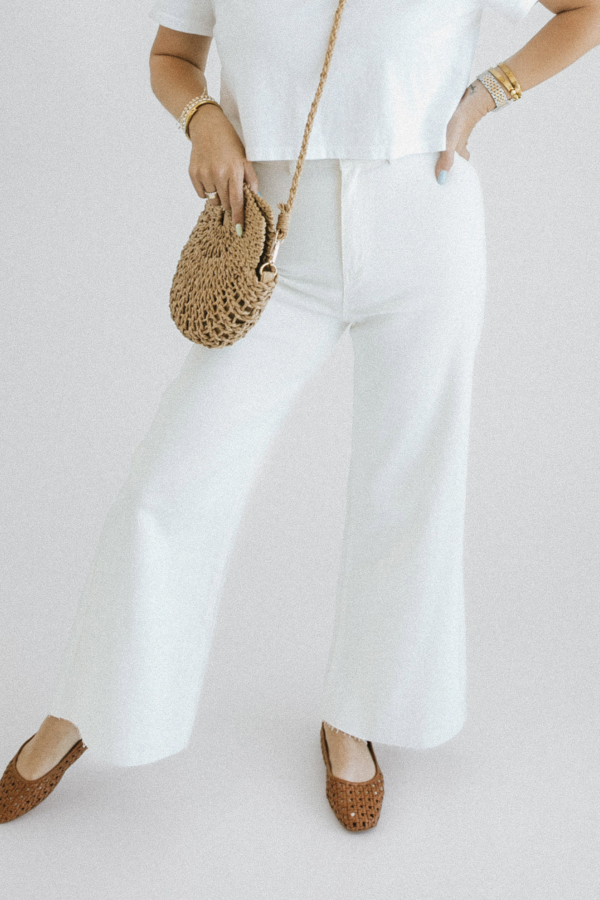 Inspired High-Rise Denim – White